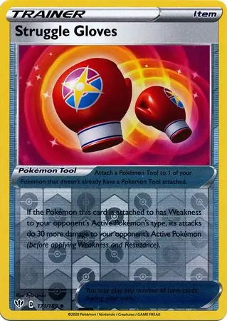 Darkness Ablaze Struggle Gloves #171/189 reverse holo