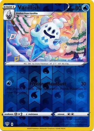 Darkness Ablaze Vanillish #46/189 reverse holo