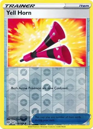 Darkness Ablaze Yell Horn #173/189 reverse holo