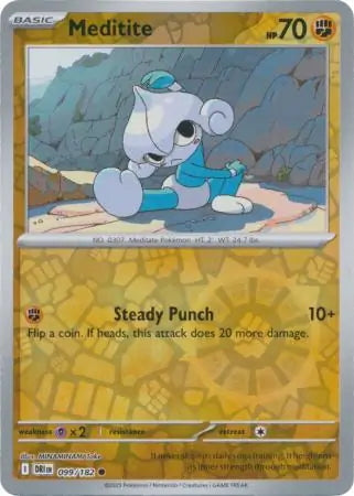 Destined Rivals Meditite #99/182 reverse holo