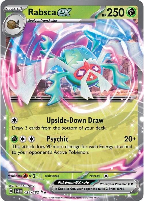 Destined Rivals Rabsca EX #25/182