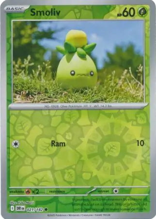 Destined Rivals Smoliv #21/182 reverse holo