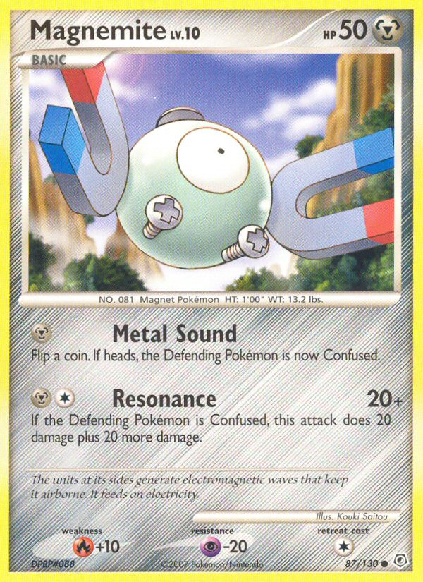 Diamond & Pearl Magnemite #87/130