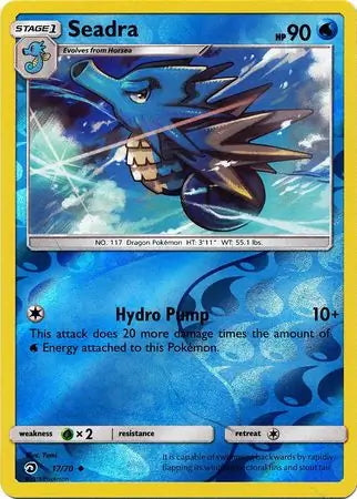 Dragon Majesty Seadra #17/70 reverse holo