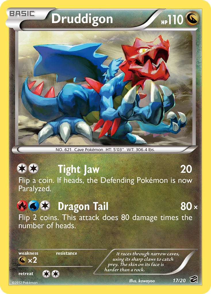 Dragon Vault Holo Druddigon #17
