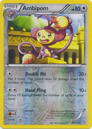 Dragons Exalted Ambipom #100/124 reverse holo