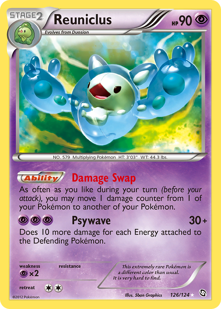 Dragons Exalted Reuniclus #126/124