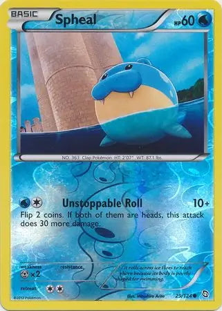 Dragons Exalted Spheal #29/124 reverse holo