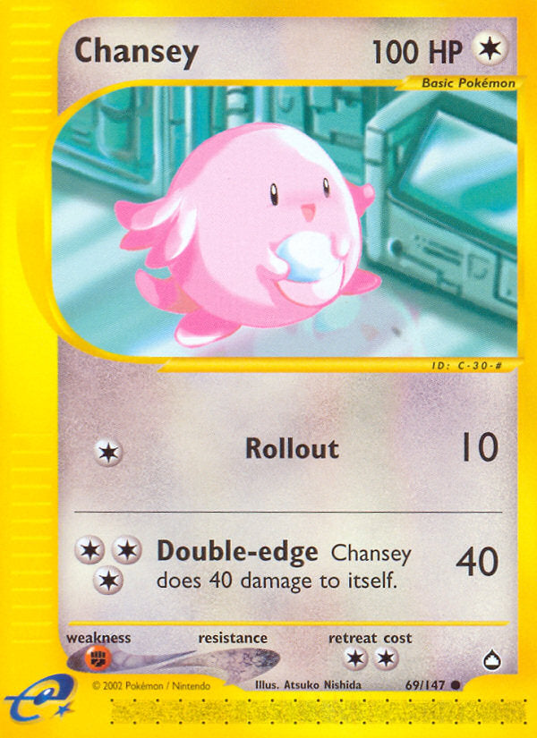 E-Series Aquapolis Chansey #69/147