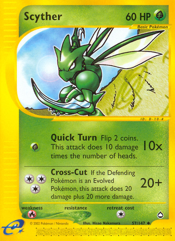 E-Series Aquapolis Scyther #57/147