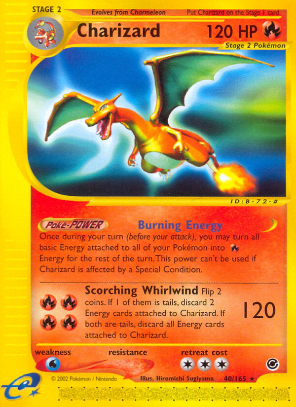 E-Series Expedition Charizard #40/165
