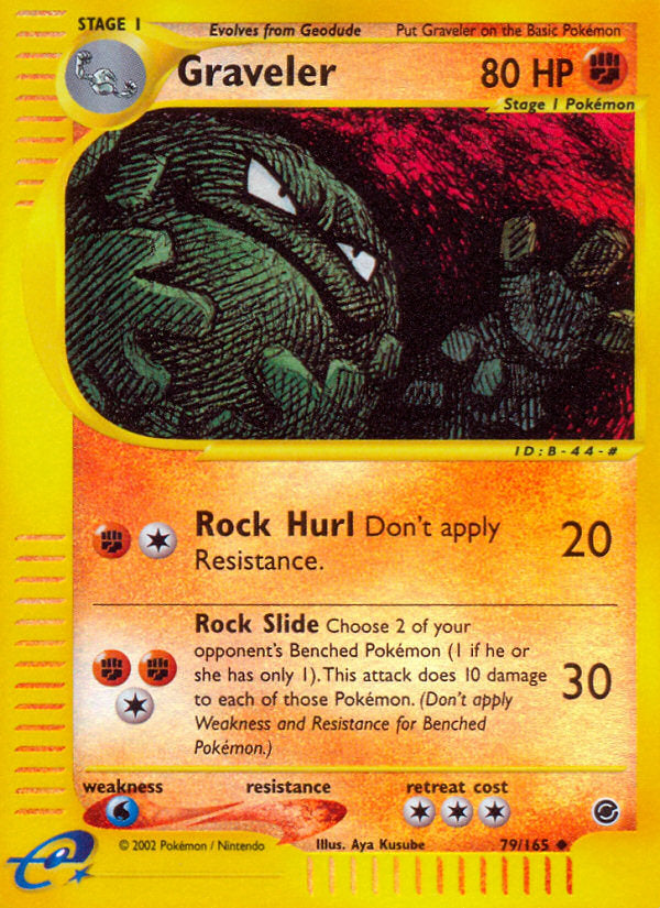 E-Series Expedition Graveler #79/165 reverse holo