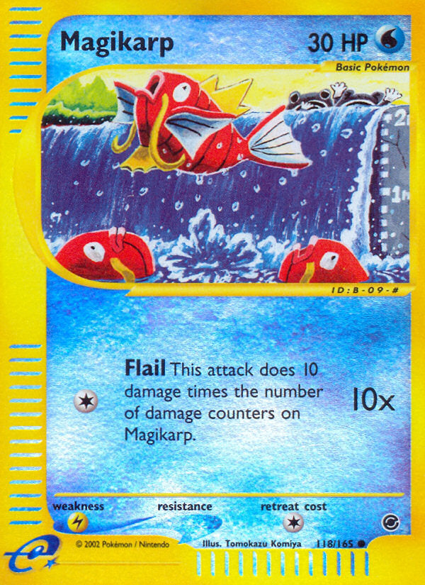 E-Series Expedition Magikarp #118/165 reverse holo