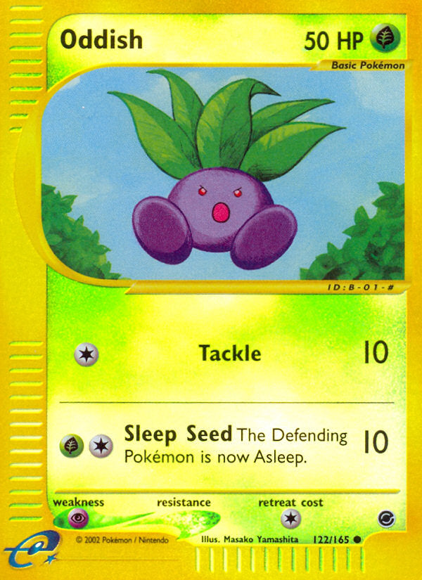 E-Series Expedition Oddish #122/165 reverse holo