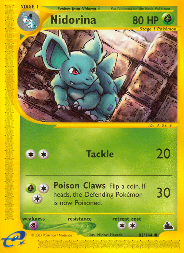 E-Series Skyridge Nidorina #83/144