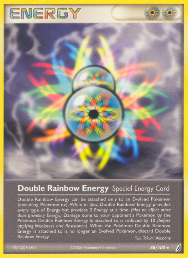 EX Crystal Guardians Double Rainbow Energy #88/100