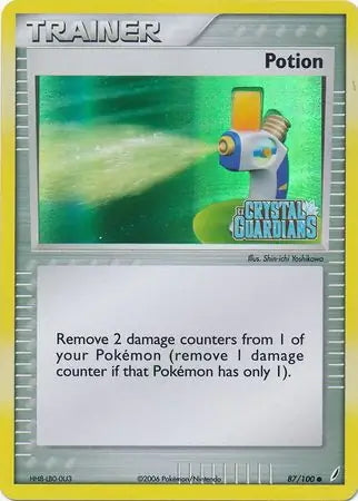 EX Crystal Guardians Potion #87/100 reverse holo