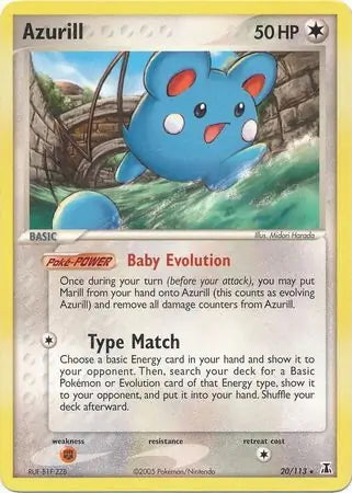 EX Delta Species Azurill #20/113 reverse holo