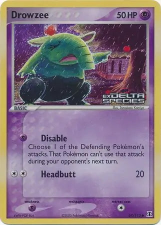 EX Delta Species Drowzee #67/113 reverse holo