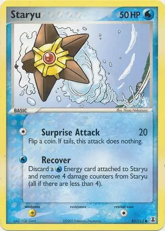 EX Delta Species Staryu #85/113 reverse holo