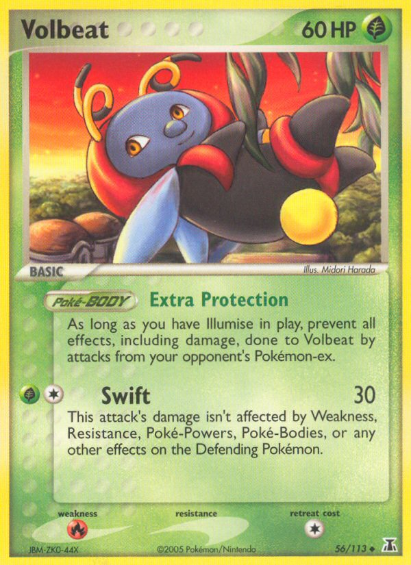 EX Delta Species Volbeat #56/113