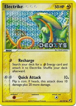 EX Deoxys Electrike #60/107 reverse holo