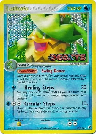EX Deoxys Ludicolo #10/107 reverse holo