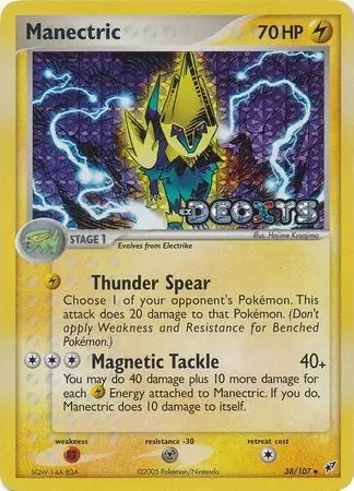 EX Deoxys Manectric #38/107 reverse holo