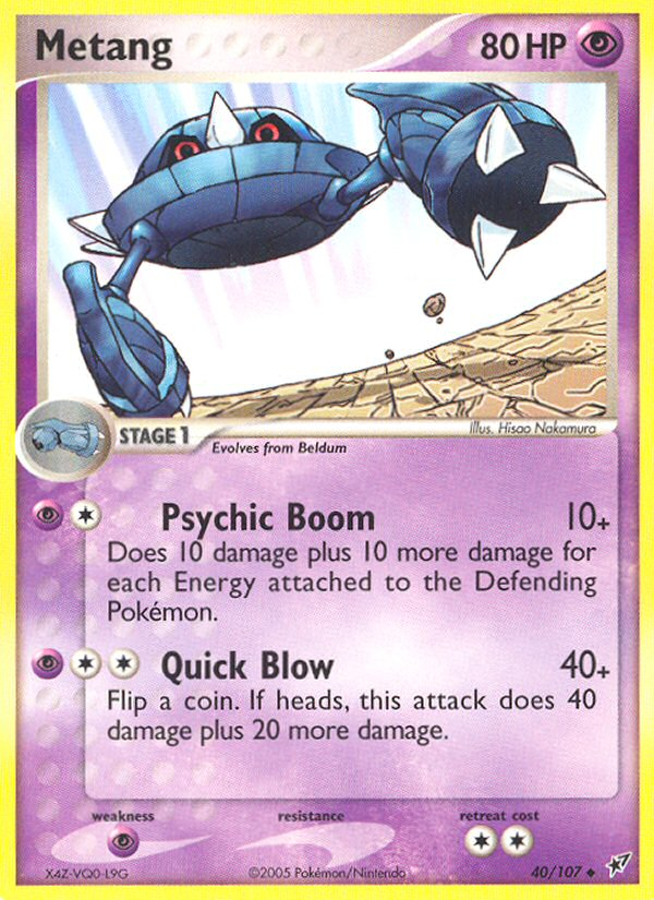 EX Deoxys Metang #40/107