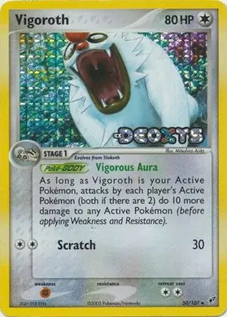 EX Deoxys Vigoroth #50/107 reverse holo