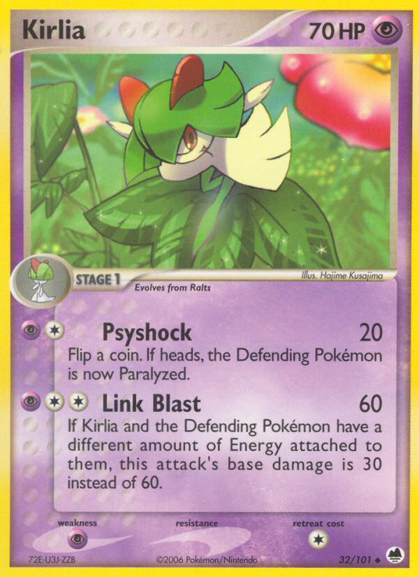 EX Dragon Frontiers Kirlia #32/101