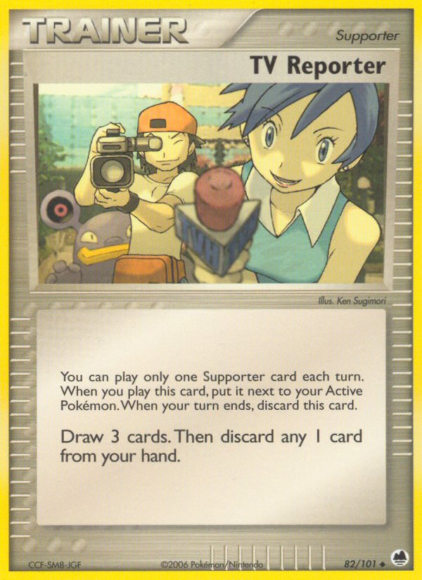 EX Dragon Frontiers TV Reporter #82/101
