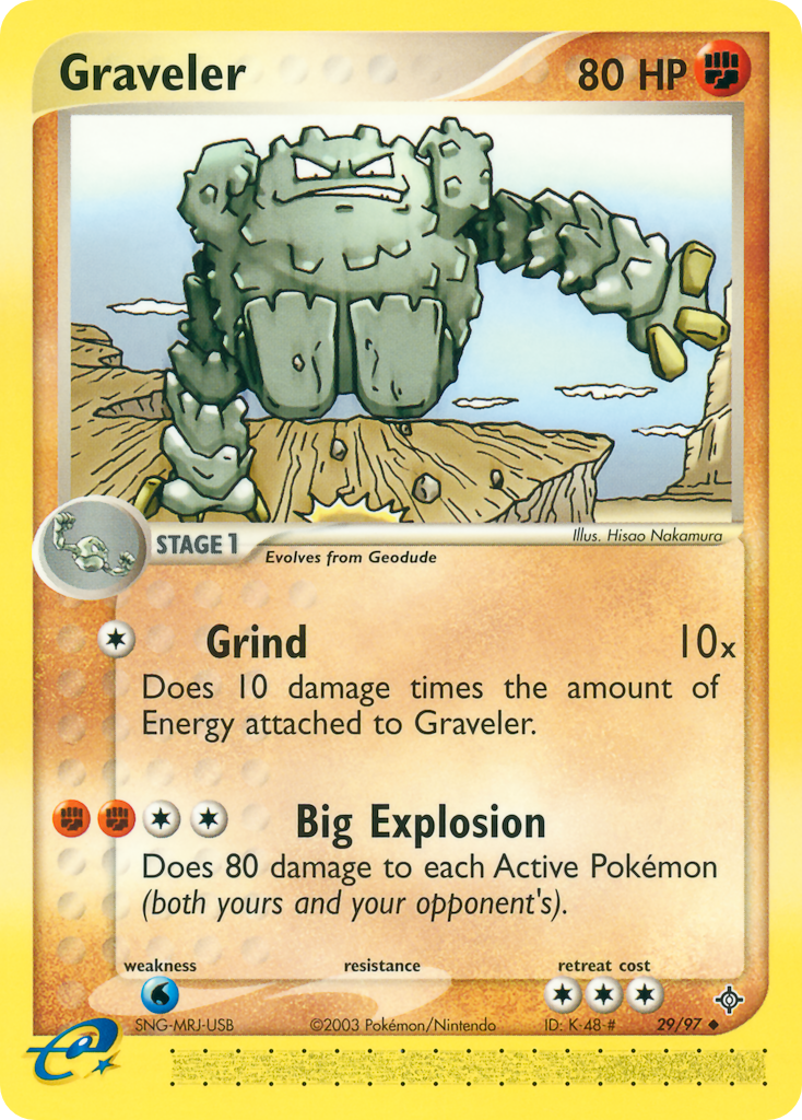 EX Dragon Graveler #29/97