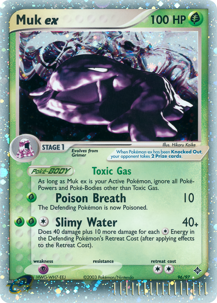 EX Dragon Holo Muk EX #96/97