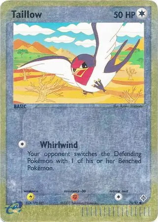 EX Dragon Taillow #76/97 reverse holo