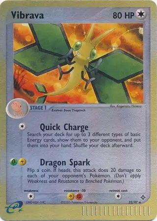 EX Dragon Vibrava #22/97 reverse holo