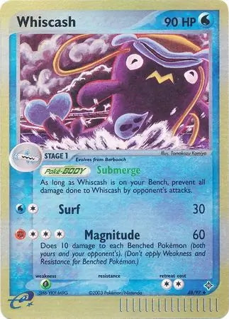 EX Dragon Whiscash #48/97 reverse holo