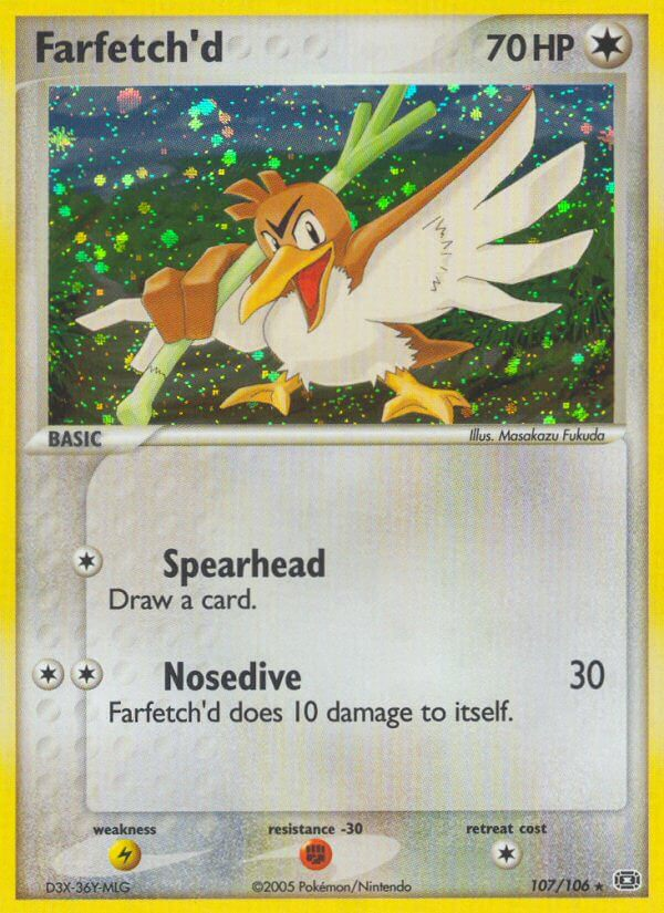 EX Emerald Holo Farfetch'd #107/106