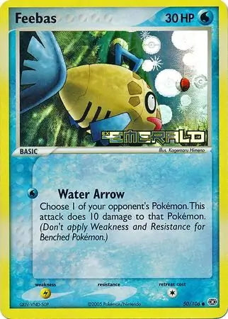 EX Emerald Feebas #50/106 reverse holo