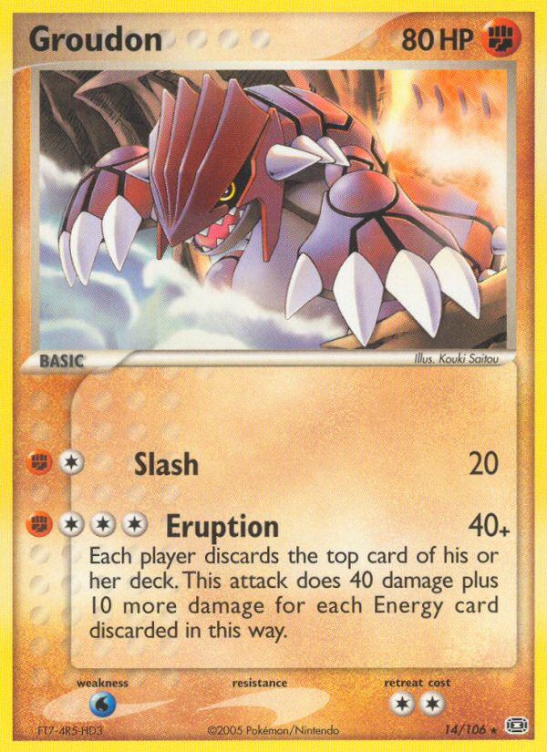 EX Emerald Groudon #14/106