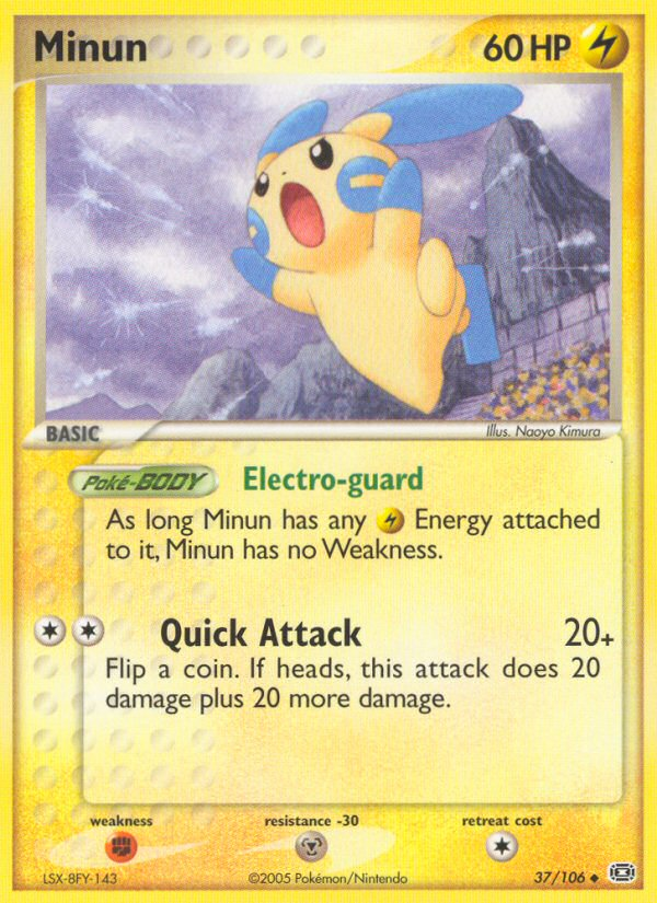 EX Emerald Minun #37/106