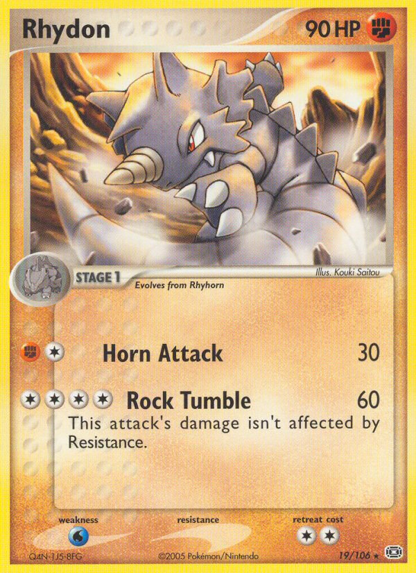 EX Emerald Rhydon #19/106