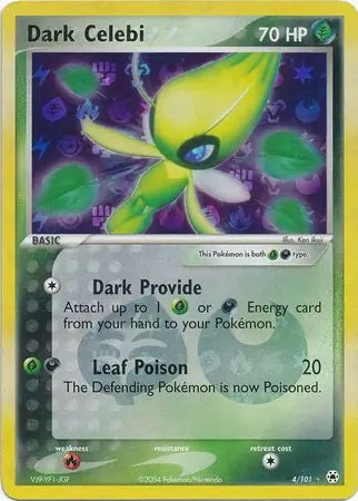 EX Hidden Legends Dark Celebi #4/101 reverse holo