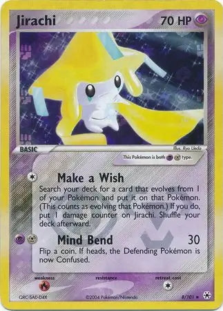 EX Hidden Legends Jirachi #8/101 reverse holo