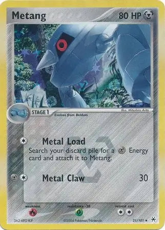 EX Hidden Legends Metang #21/101 reverse holo