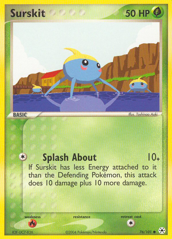 EX Hidden Legends Surskit #76/101