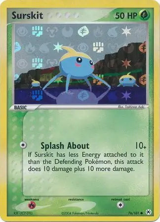 EX Hidden Legends Surskit #76/101 reverse holo
