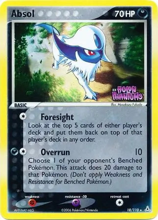 EX Holon Phantoms Absol #18/110 reverse holo