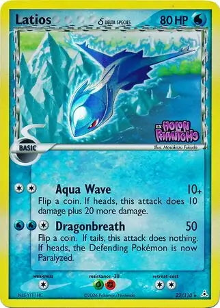 EX Holon Phantoms Latios #22/110 reverse holo
