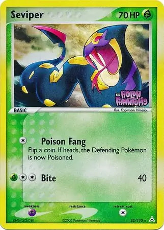 EX Holon Phantoms Seviper #32/110 reverse holo